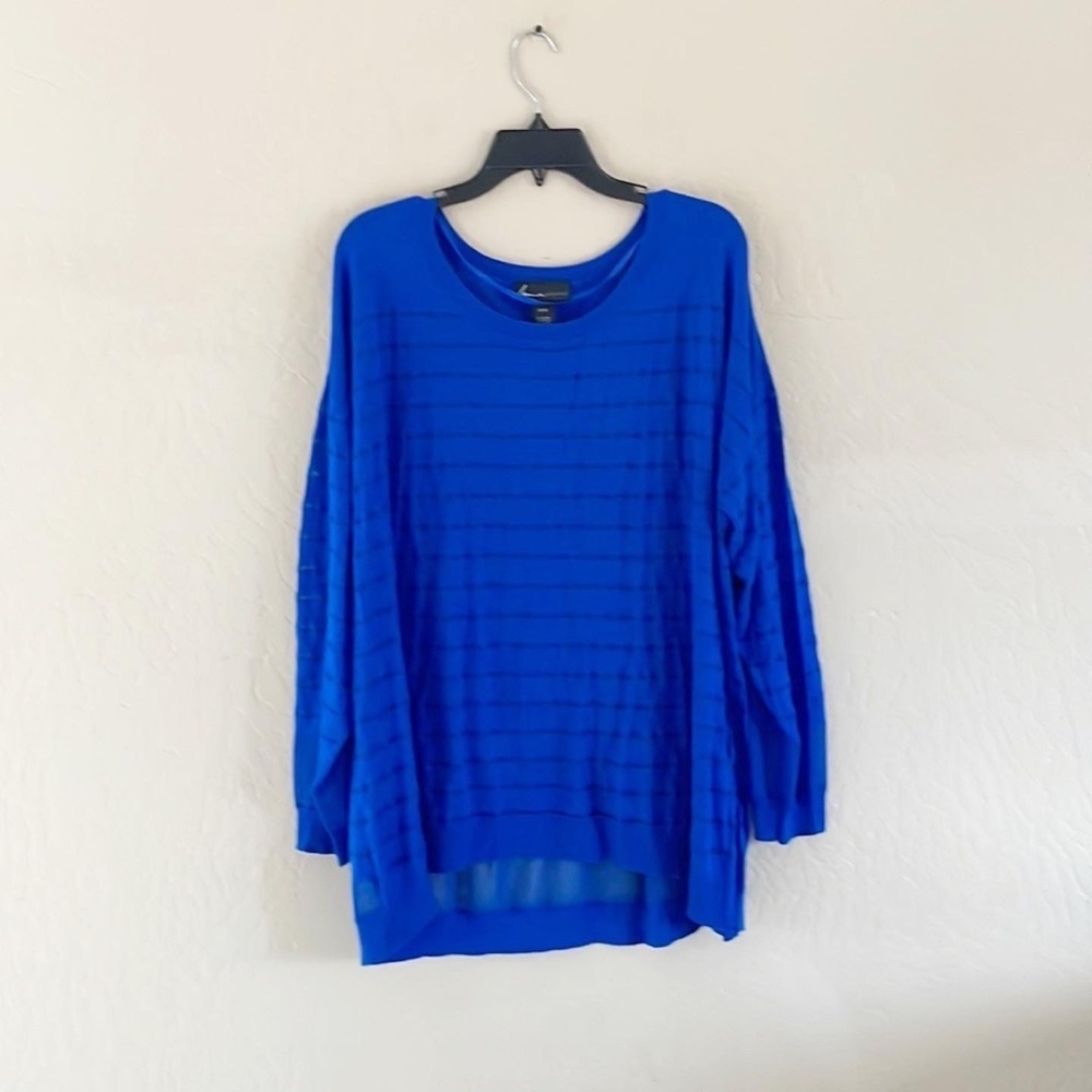 Lane Bryant‎ Blue Knit Top